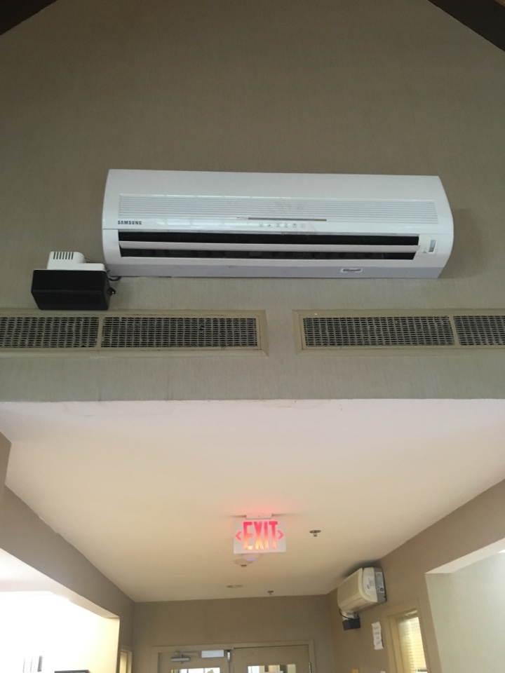 Stanley Park, AB - Repaired leaking condensate drain Stanley Park, AB - Repaired leaking condensate drain