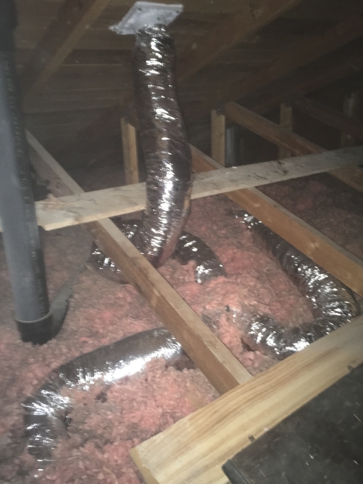 Stanley Park, AB - Installed two bathroom vents Stanley Park, AB - Installed two bathroom vents